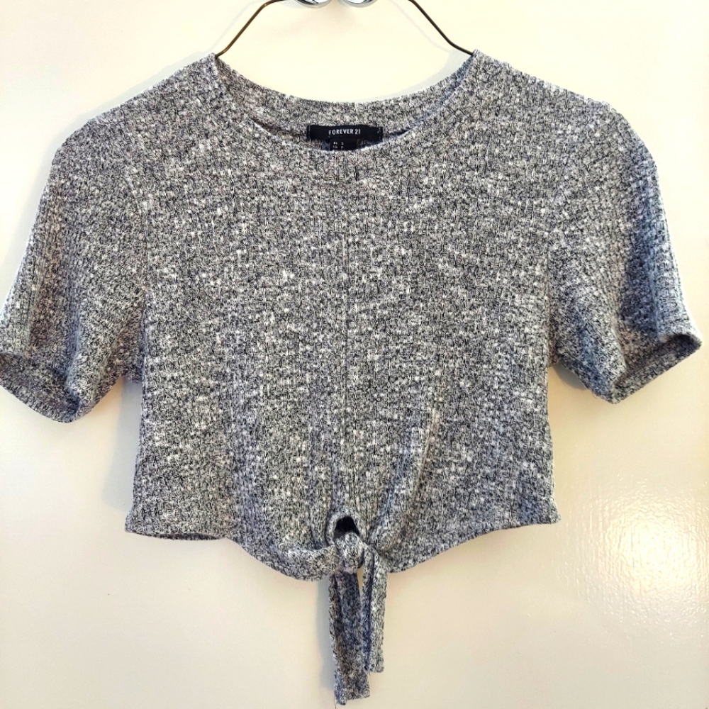 Forever 21 Grey Crop